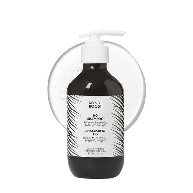 BONDIBOOST HG Anti-Thinning Shampoo for Women & Men [10.14 fl oz], Clinically Tested to Promote Fuller + Thicker-Looking Hair, Natural Mint Scent + Procapil, Redensyl & Rosemary Formula, Sulfate-Free