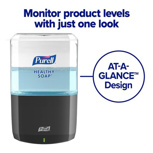 PURELL Brand HEALTHY SOAP 0.5% BAK Antimicrobial Foam, Lightly Fragranced, 1200 mL Refill for PURELL ES6 Automatic Soap Dispenser (Pack of 2) - 6480-02 - Manufactured by GOJO, Inc.