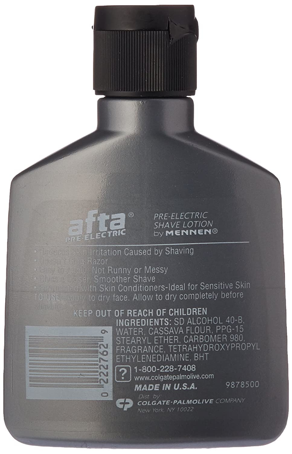 AFTA Shave Lotion with Skin Conditioners, Pre-Electric by Mennen, Original, Not Greasy, Oil Free, 3 FL OZ - 4 Pack