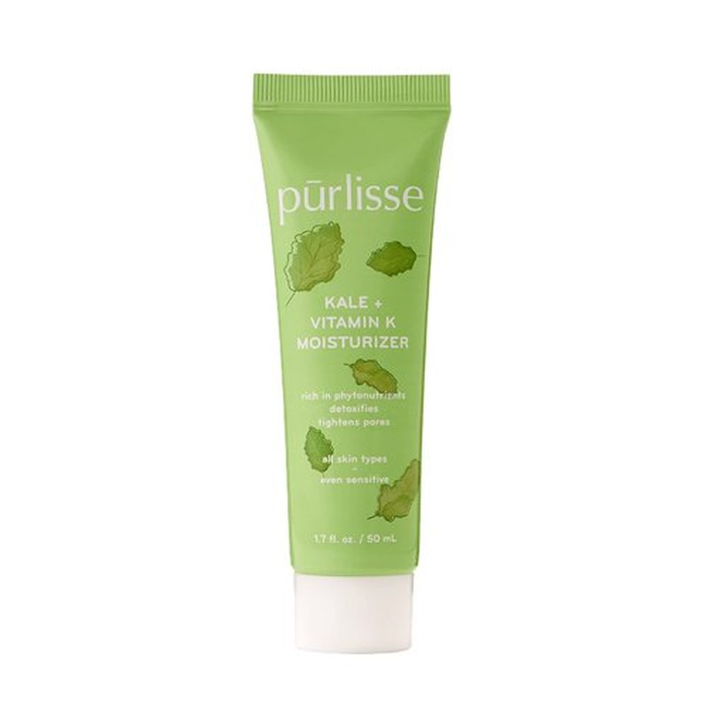 pūrlisse Kale + Vitamin K Hydrating Face Moisturizer - Face Moisturizer for Detoxifying & Pore Tightening - Packed with Antioxidants for Smooth, Radiant & Youthful Skin (1.7 Fl oz)