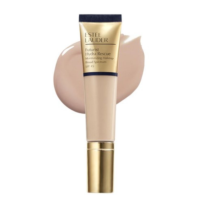 Estée Lauder Futurist Hydra Rescue Moisturizing Foundation Makeup SPF 45 for a 12-Hour Glow, 1.2 Fl Oz, 2C1 Pure Beige