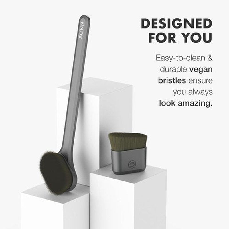 SONN Self Tanner Brush - Versatile Kabuki Applicator for Body, Face, and Lotion | Ideal for Sunless Tanning