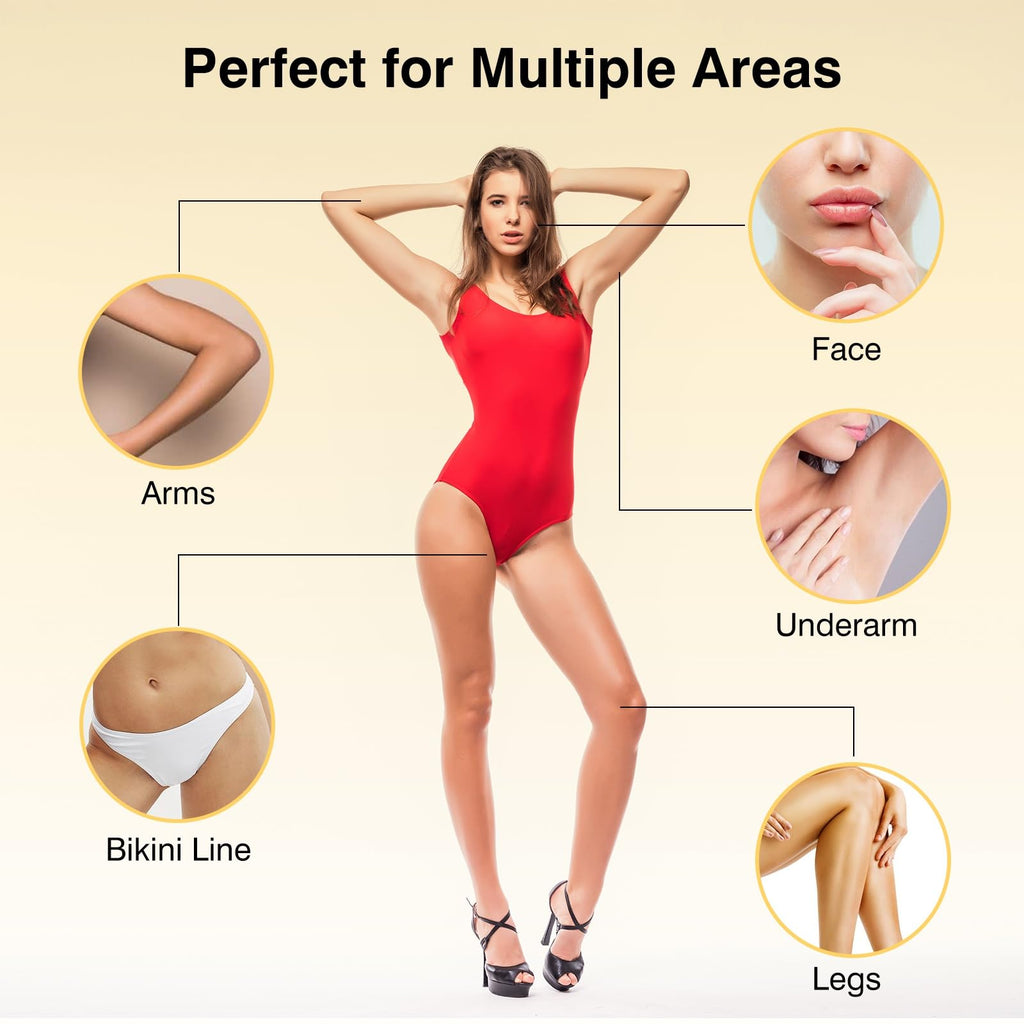 Waxers 100PCS Wax Strips for Hair Removal Non Woven Soft Waxing Paper for Body Face & Bikini Line DIY Size for Women Men at Home & Salon