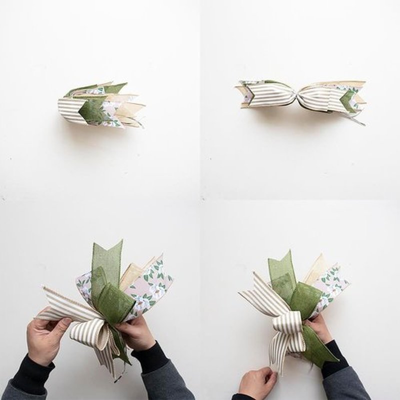 Rustic Wreath Bow by Vintage Farmhouse - Perfect for Welcome Signs, Lanterns & Door Hangers
