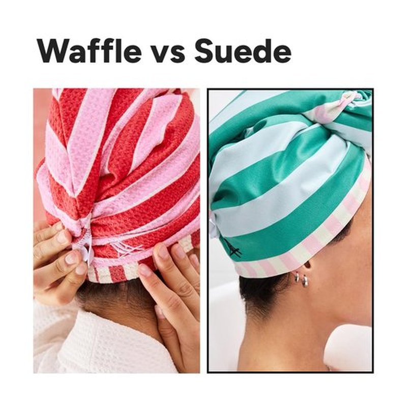 Dock & Bay Turban Hair Towel - for Home & The Beach - Super Absorbent, Quick Dry - Pink Paradise