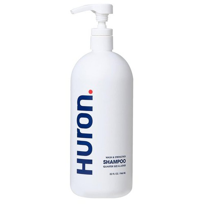 Huron Men's Fresh Scent Daily Shampoo - Nourishing Argan Oil Formula for Strong Hair - 32oz