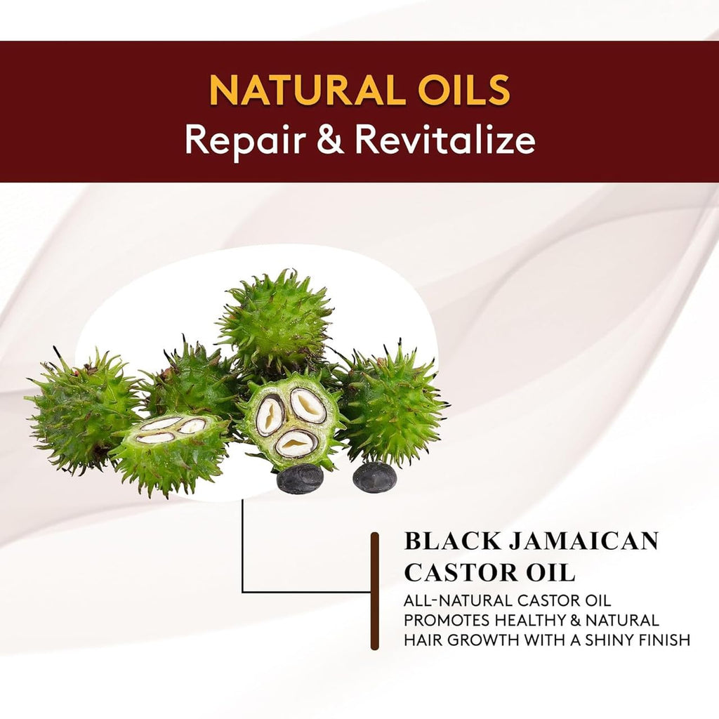 OKAY MEN Castor Oil Hair Gel - Castor Oil Gel for Men, Strong Hold & Shine Pomade for Natural Curly Hair, Anti Frizz Gel for Styling Braids, Locs, Twists - 7.25 Oz (Pack of 1)