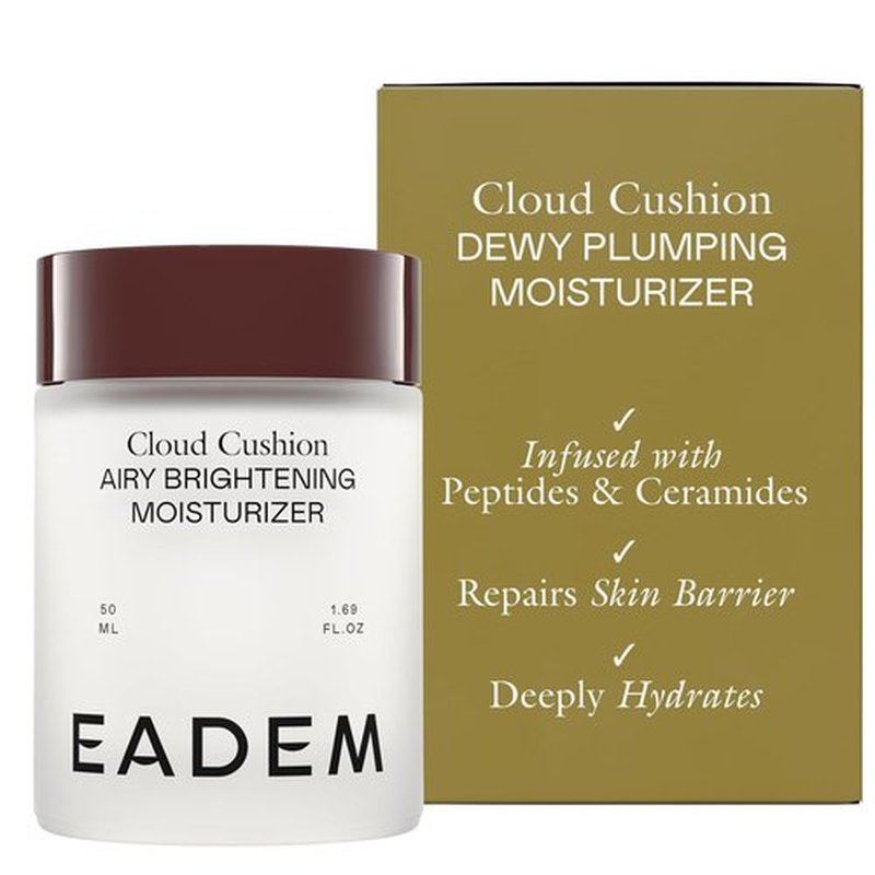 Eadem Cloud Cushion Face Moisturizer - Ultra Hydrating Cream with Peptides & Ceramides | 1.69 oz