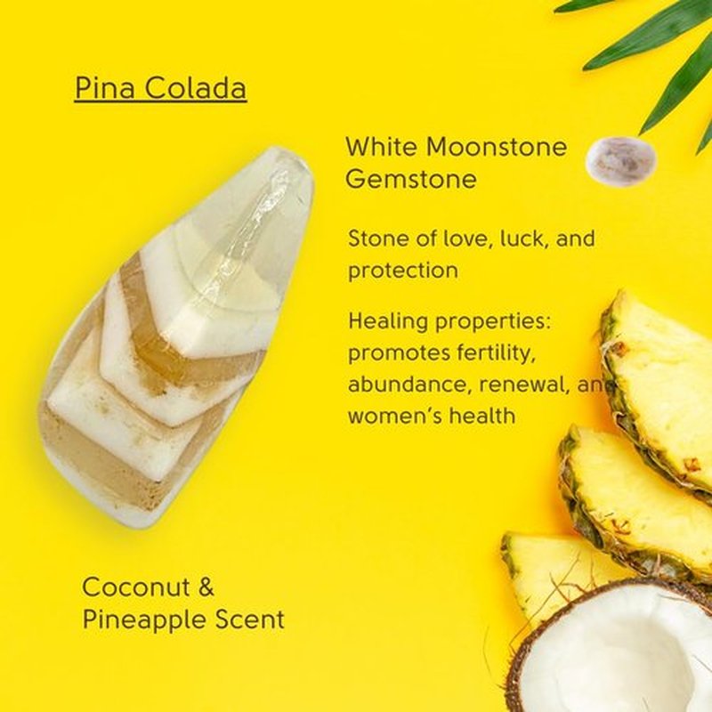 Earth & Home Rocksoap Bar Soap-Gemstone Soaps with Real Crystals Inside- Moisturizing & Scented Fancy Soap Gift for Women- Crystal Soap with Natural Ingredients & Essential Oil- Christmas soap gift