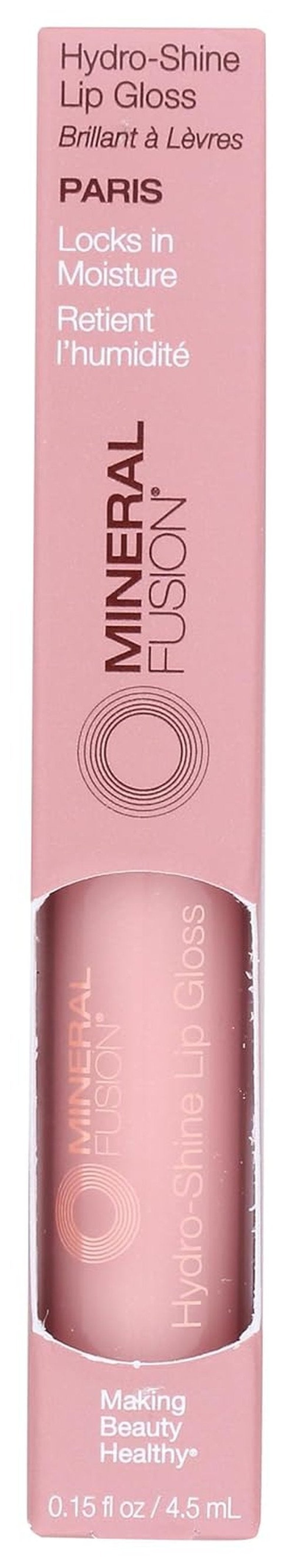Mineral Fusion Hydro-Shine Lip Gloss - Paris Shade, 0.15 Ounces for Luscious Lips