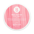 Basin Pink Sugar Body Butter - Natural Cotton Candy Scent Moisturizer with Shea Butter & Cocoa Butter - Sweet Body Cream for All Skin Types - Made in USA