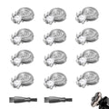 4 PACKS Head Shaver Replacement Heads Compatible with Skull Shaver Pitbull Gold PRO, Pitbull Silver PRO, Palm, Pitbull Platinum PRO, Sk-ull Shaver Pitbull Gold PRO Shaver Replacement Blade