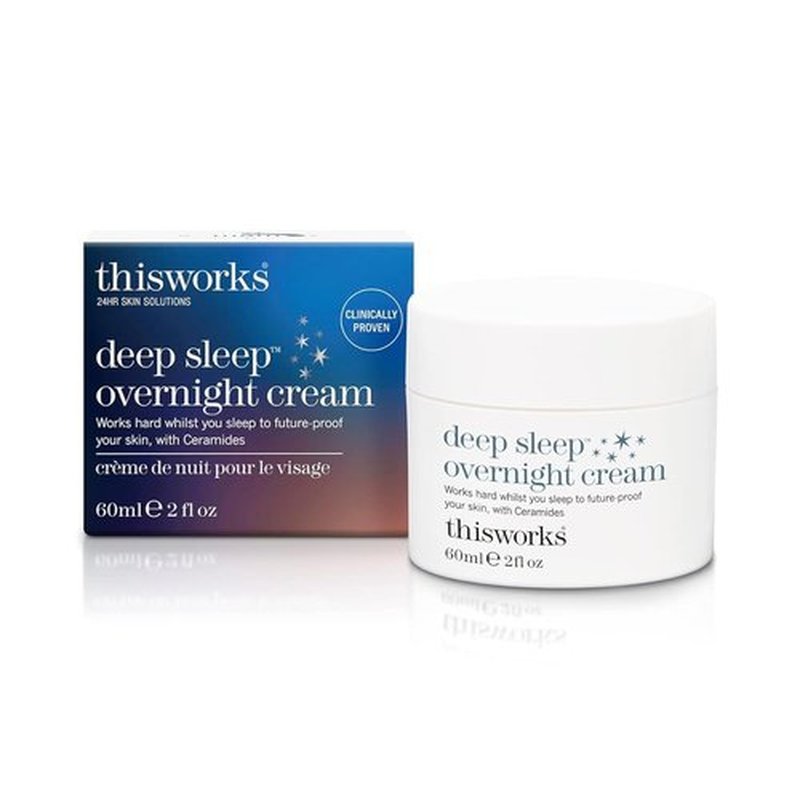 ThisWorks Deep Sleep Face Cream - Persian Silk Tree Extract & Ceramides for Skin Renewal, 60ml
