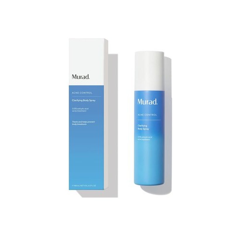 Murad Clarifying Body Spray - Salicylic Acid Treatment for Bacne & Body Acne Prevention | Non-Drying Formula