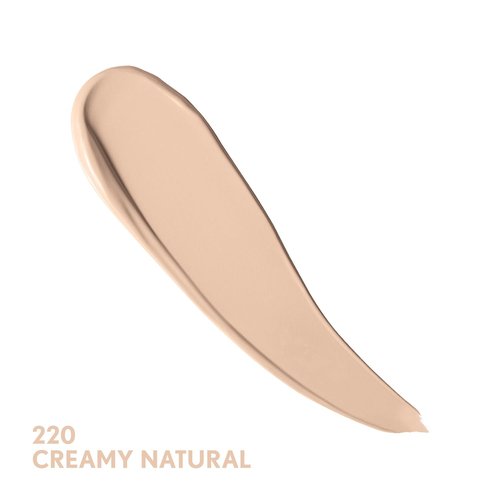 COVERGIRL & Olay Simply Ageless 3-in-1 Liquid Foundation - Matte Finish with Hyaluronic Acid & Vitamin C, 220 Creamy Natural