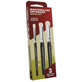 The Army Painter, Masterclass Drybrush Set, 3 Sizes Hobby Drybrushes, Goat Hair Brush Set: 15mm Mighty Drybrush, 12mm Moderate Drybrush, 7mm Miniature Drybrush for Tabletop Roleplaying