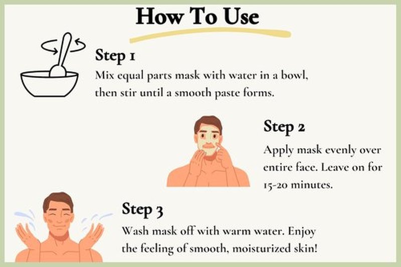 Moisturizing Face Mask - Organic Neem & Clay Formula for Dry Skin | Hydrates & Softens, 7 oz