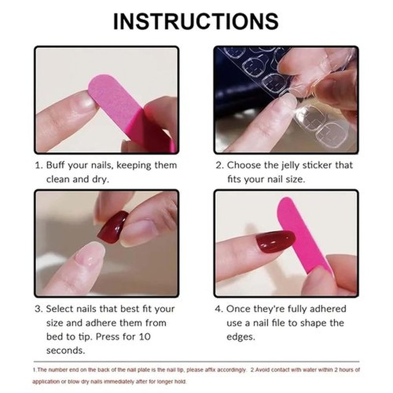 Black Press on Nails Duck Fake Nails with Star Design French Tip Nail Press ons Glossy Stick on Nails Reusable Artificial Acrylic Full Cover Short Nail press ons for Women Manicure 24Pcs