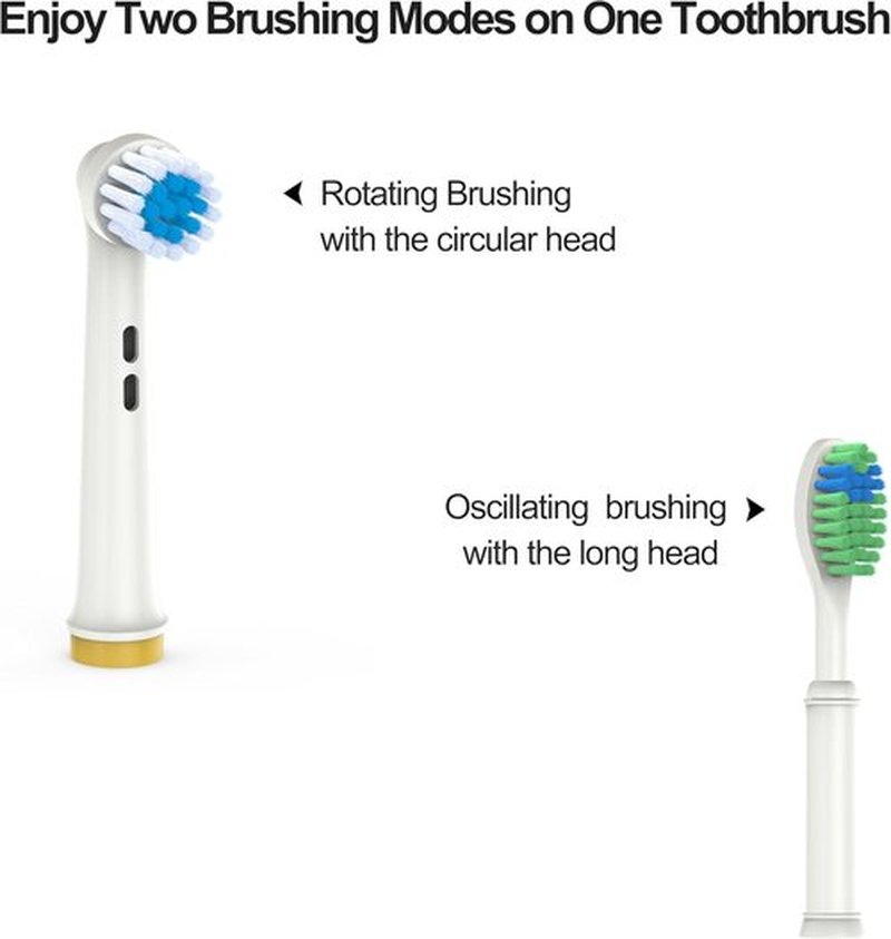 Oral-B Precision Clean Replacement Toothbrush Heads - Rotating & Oscillating | Compatible with Braun Pro Smart Genius