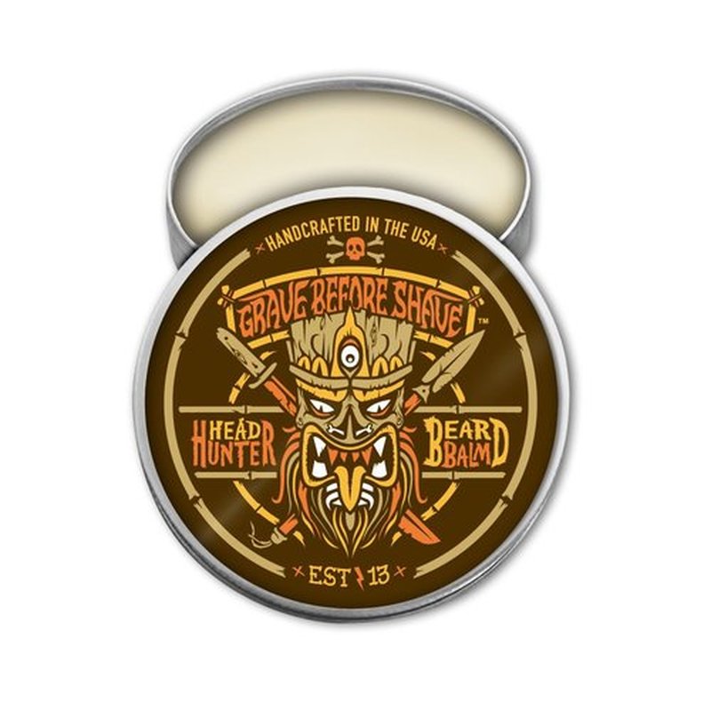 Grave Before Shave™ Head Hunter Beard Balm - Tropical Summer Aroma | 2 oz.
