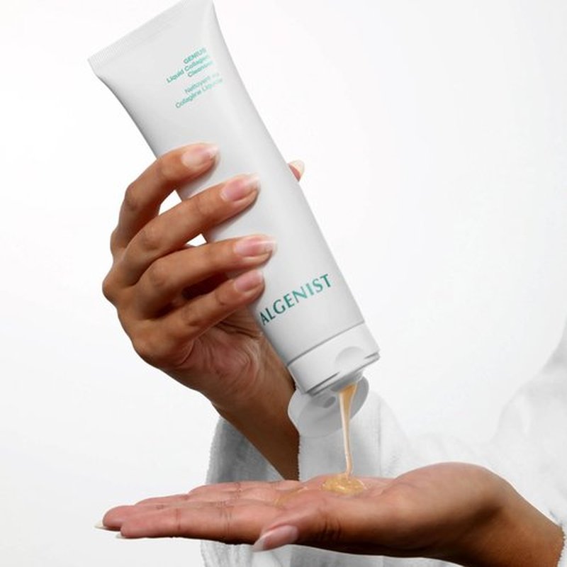Algenist GENIUS Liquid Collagen Foaming Facial Cleanser - Hydrating Face Wash & Makeup Remover with Alguronic Acid and Microalgae Oil to Nourish & Restore Skin's Radiance (5 oz)