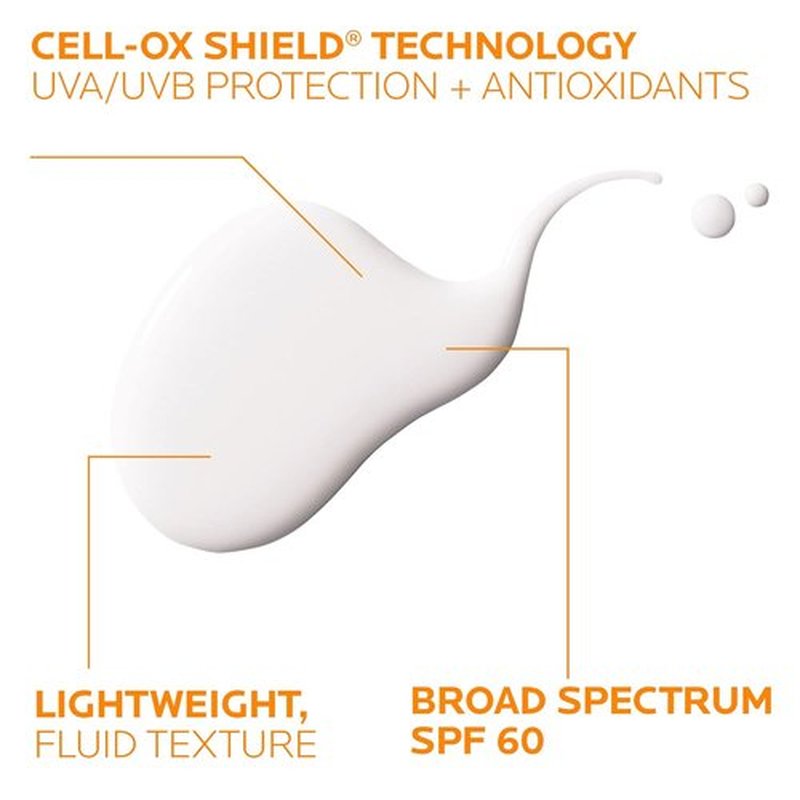 La Roche-Posay Anthelios SPF 60 Light Fluid Facial Sunscreen - Oil-Free, Travel Size 1.7 Fl. Oz.