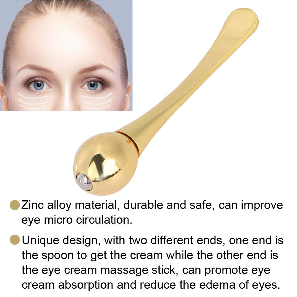Yinhing Eye Massager Wand, Eye Cream Spoon Roller Wrinkle Remove Applicator Scoop for Anti-aging Dark Circle Reduce Puffiness and Fine Lines
