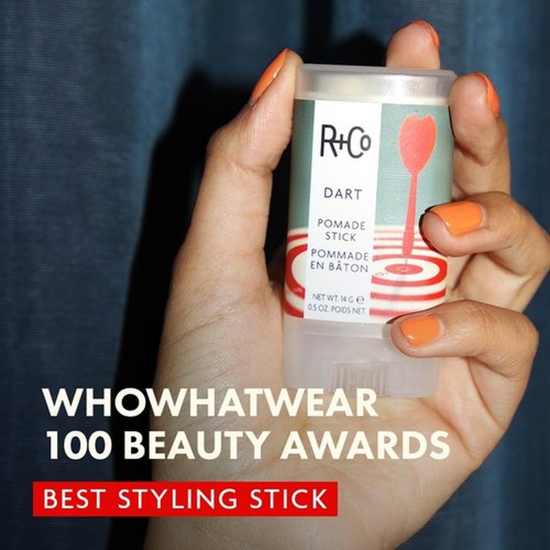 R+Co Dart Hair Wax Stick - Tame Flyaways & Sculpt Hair - Long-Lasting Vegan Formula | 0.5 Ounce