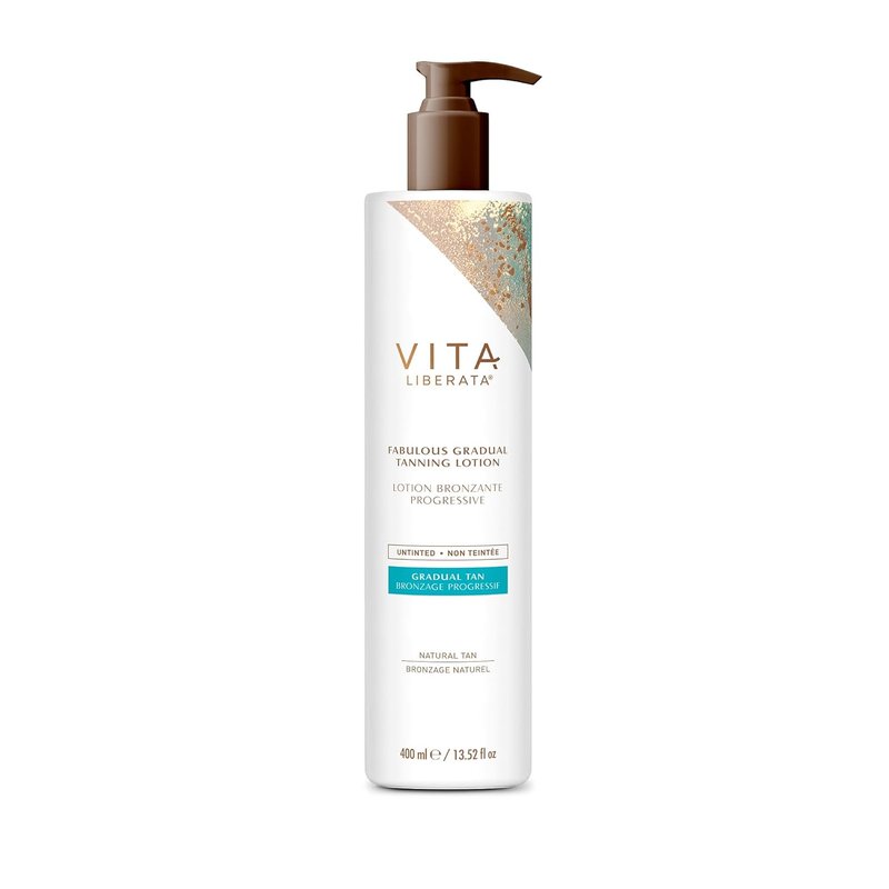 VITA LIBERATA Fabulous Gradual Tanning Lotion - Buildable Sun-Kissed Tan, Untinted, 13.52 fl. oz.