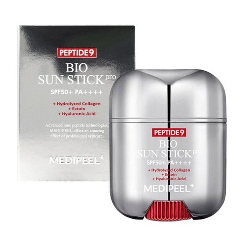 Generic MEDIPEEL Peptide 9 Bio Sun Stick Pro Sun Screen Anti Wrinkle Unisex Sun Stick, Peptide 9 Bio Sun Stick SPF50+, Portable UV Protection Sunscreen Stick
