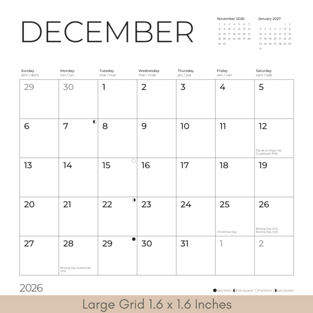 Black Lab Puppy Wall Calendar 2026 | 12" x 24" Open | Dog Calendar Photography Thick & Sturdy Paper | Office Kitchen Decor or Gift | Pacific Waters Press (Black Lab Puppies)