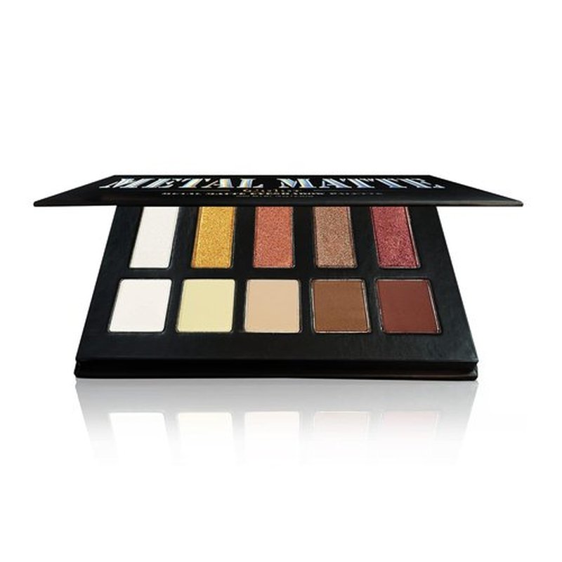 Skiennix Metal Matte Eyeshadow Palette - 10 Vibrant Colors for Stunning Looks