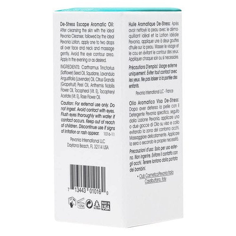 Pevonia De-Stress Escape Aromatic Oil - Relaxing Essential Oil Blend | 0.5 Fl. Oz.