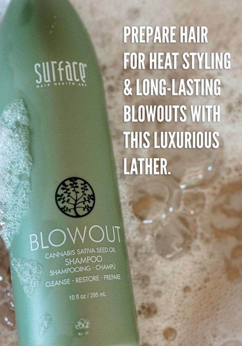 Surface Hair - Blowout Shampoo | Organic, Heat-Resistant Formula with Babassu Oil for Lasting Results