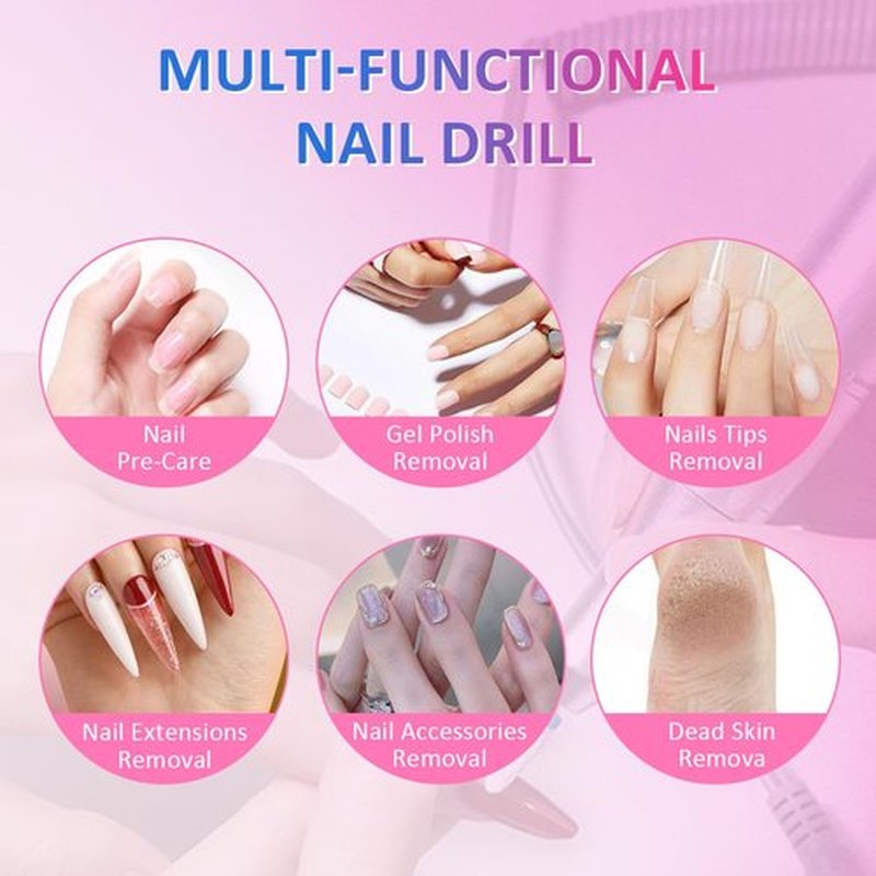 Nail Drill Handpiece Replacement,Nail Art Drill Handpiece Nail Drills Handle Machine Electric Acrylic Gel Nail Polishing Sanding Replacement Handle