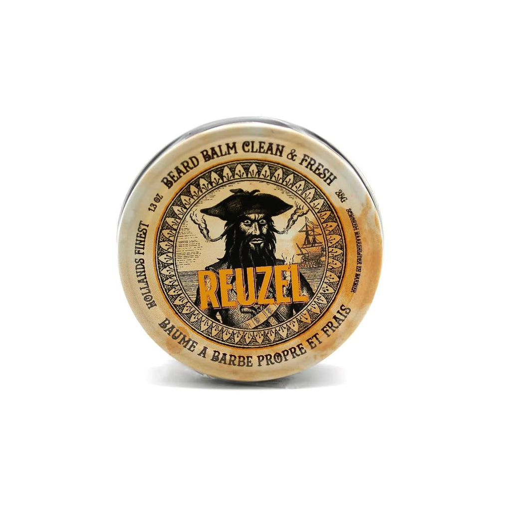 REUZEL Clean & Fresh Beard Care Gift Set, Beard Balm and Foam, Hydrating, Non-Greasy Finish