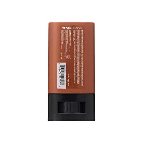 Kiss New York Airy Velvet Contour Stick - Cool Toned Face Sculpting Cream with Dual Ended Brush Set | Tan Brown 0.70 Oz