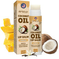 Coconut Lip Balm - Hydrating Natural Chapstick with Coconut Oil & Beeswax for Dry Lips | Made in USA