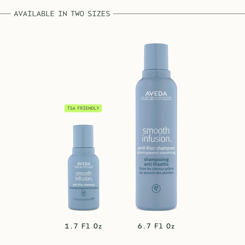 Aveda Smooth Infusion Anti-Frizz Shampoo - Smoothing Formula for Medium & Thick Hair | Humidity Protection | Silicone-Free
