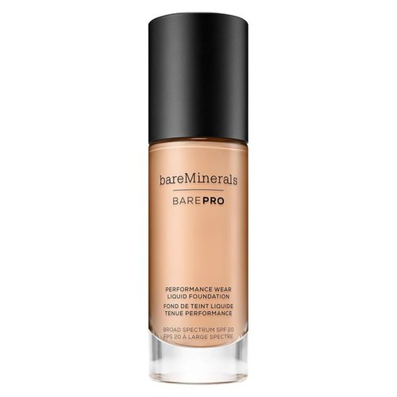 bareMinerals Barepro Liquid Foundation - Full Coverage, Breathable Makeup with SPF 20 | Natural Matte Finish, 24HR Wear