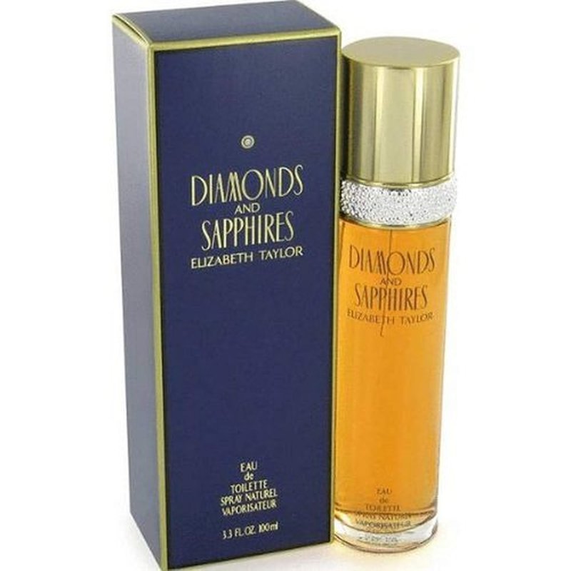 Elizabeth Taylor Diamonds and Sapphires Eau De Toilette Spray - 3.4 oz Women's Fragrance
