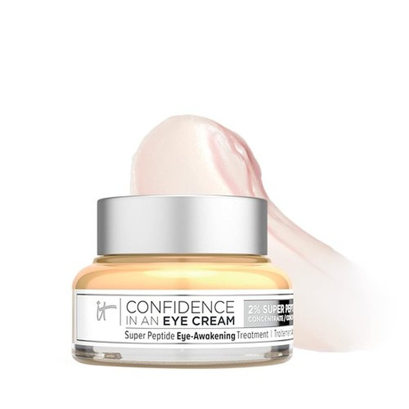 IT Cosmetics Confidence in an Eye Cream - Anti-Aging Peptide Formula for Dark Circles & Wrinkles, 48HR Hydration, All Skin Types