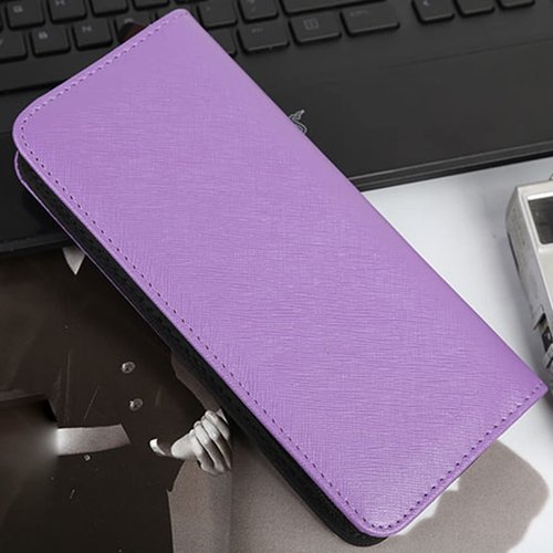 LAKE OF FIRE Scissors Case Featuring a Leather Cover and Zippers for Secure Storage and Enhanced Protection(Purple+Gray)