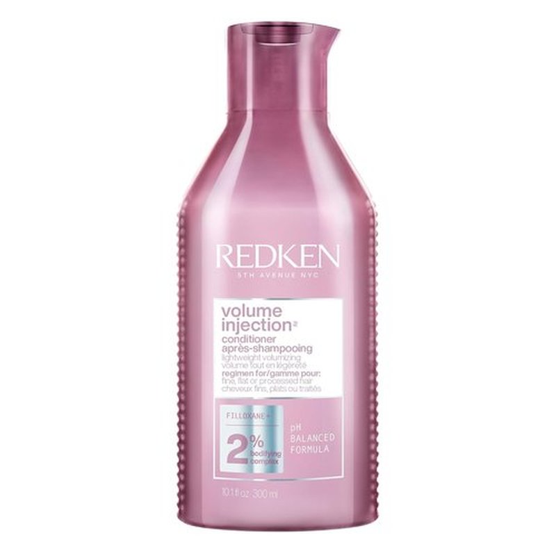 Redken Volume Injection Conditioner - Adds Lift & Body for Fine Hair | Paraben-Free, Volumizing & Detangling