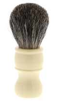 West Coast Shaving 100% Pure Badger Shaving Brush. Dense Fibers. (White- Beacon)