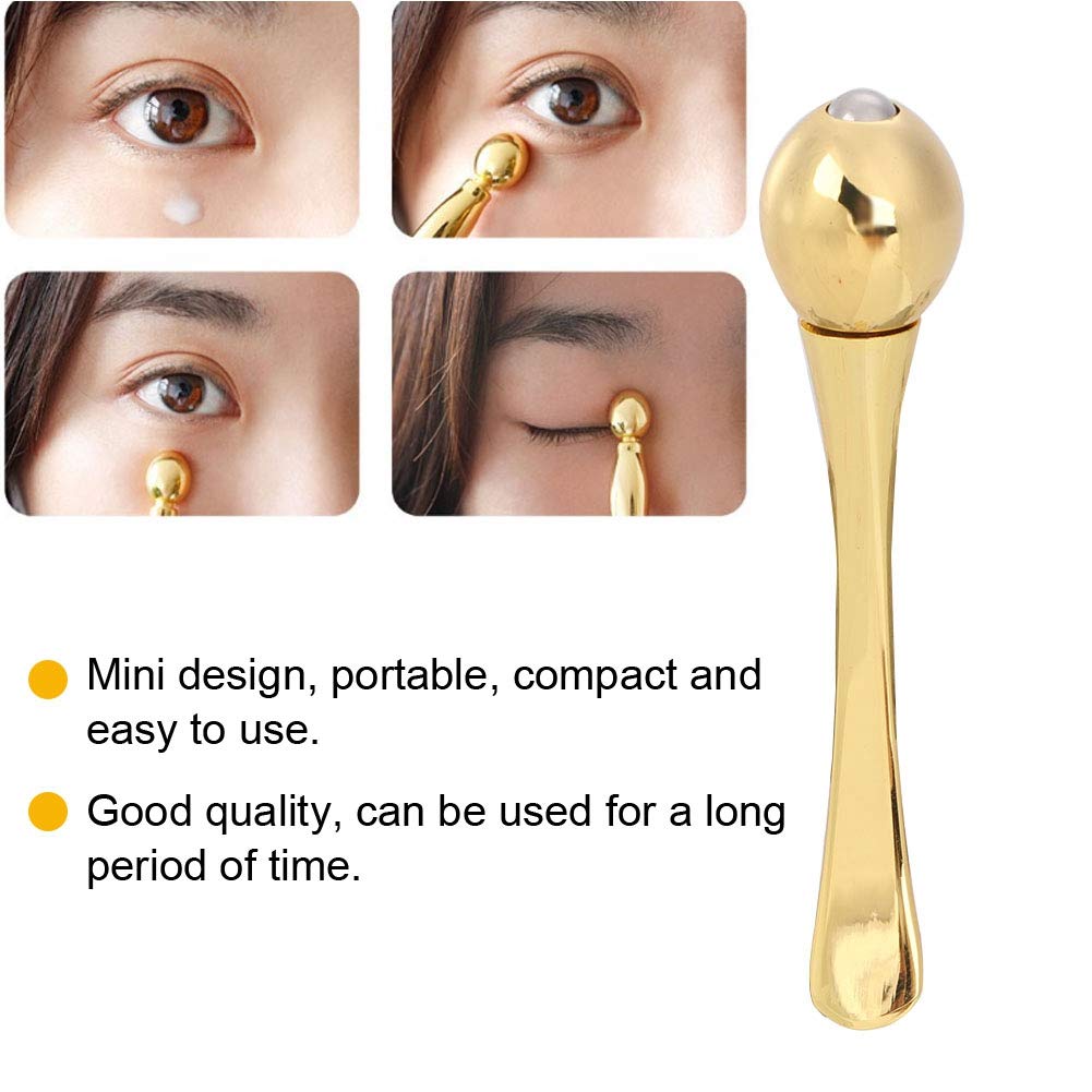 Yinhing Eye Massager Wand, Eye Cream Spoon Roller Wrinkle Remove Applicator Scoop for Anti-aging Dark Circle Reduce Puffiness and Fine Lines