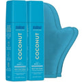 MineTan Coconut Duo Self Tan Bundle - Express 1 Hour Tanning with 2 Coconut Mousses & Accessories