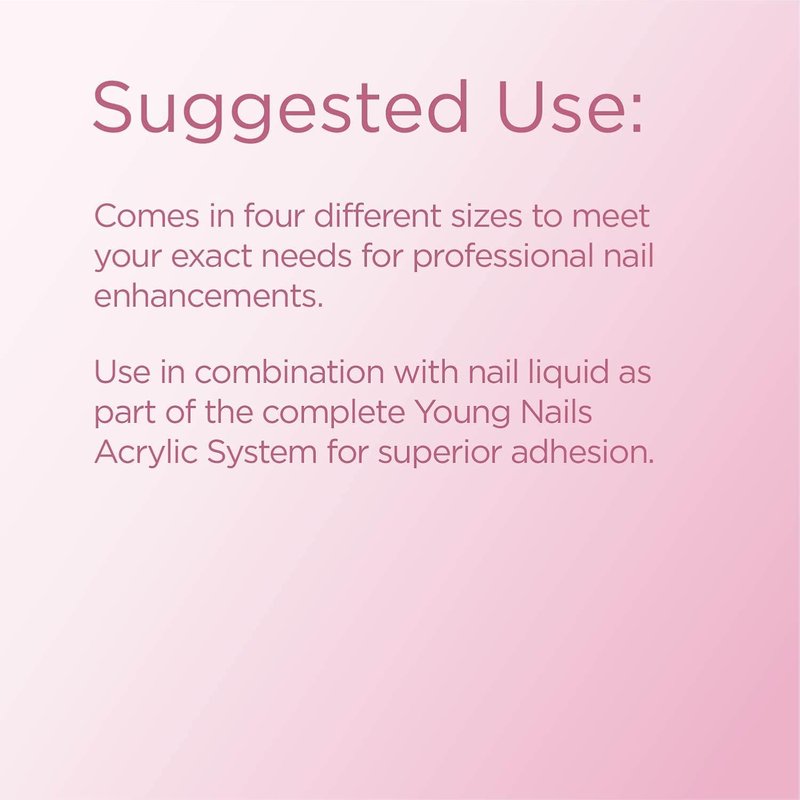 Young Nails Speed Acrylic Powder - Flawless Consistency & Superior Adhesion | Available in 45g, 85g, 660g