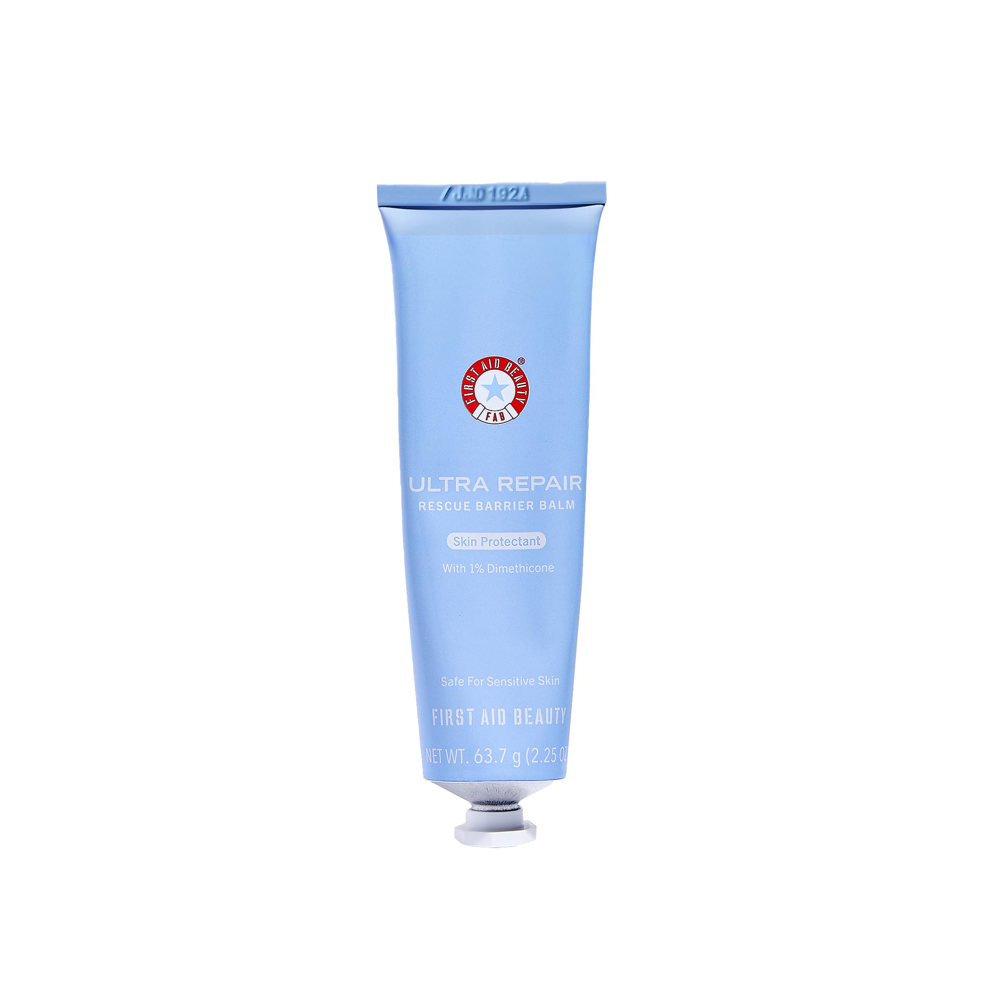First Aid Beauty Ultra Repair Rescue Barrier Balm, 1% Dimethicone OTC Skin Protectant, Fragrance Free, Helps Relieve Dry, Red, Cracked & Irritated Skin, Sensitive Skin Safe, 2.25 oz