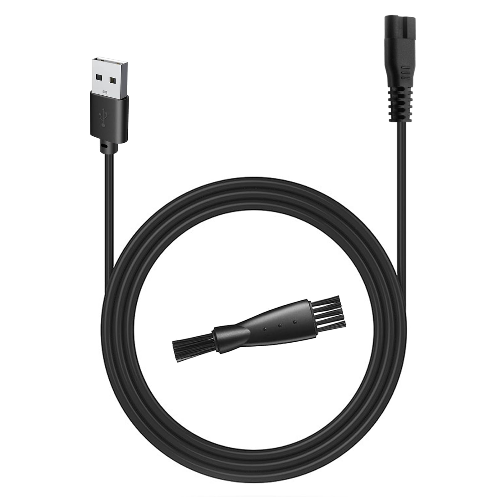 uijino HOLDOG Clippers Charger Cord for Holdog Dog Clippers Charger, 1 Cleaning Brush, 3.3ft Power Cord